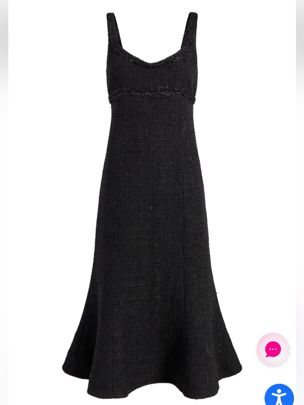 Likely Black Evening Dress Black Tweed